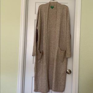 # New Dip long cardigan for a tall girl.